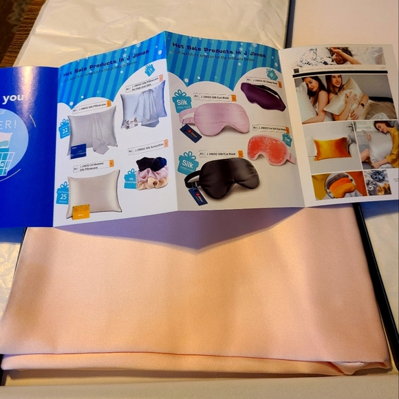 jimoo Bedding New In The Box Jimoo Silk Pink Pillow Case Poshmark